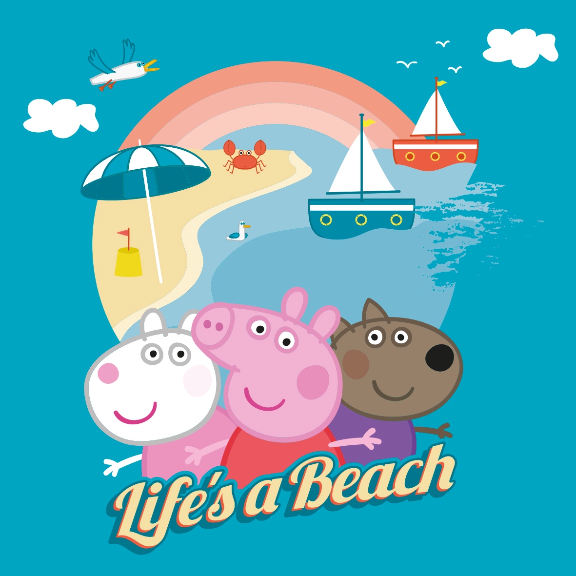 

Magiczny Ręcznik ręczniczek Świnka Peppa 30x30
