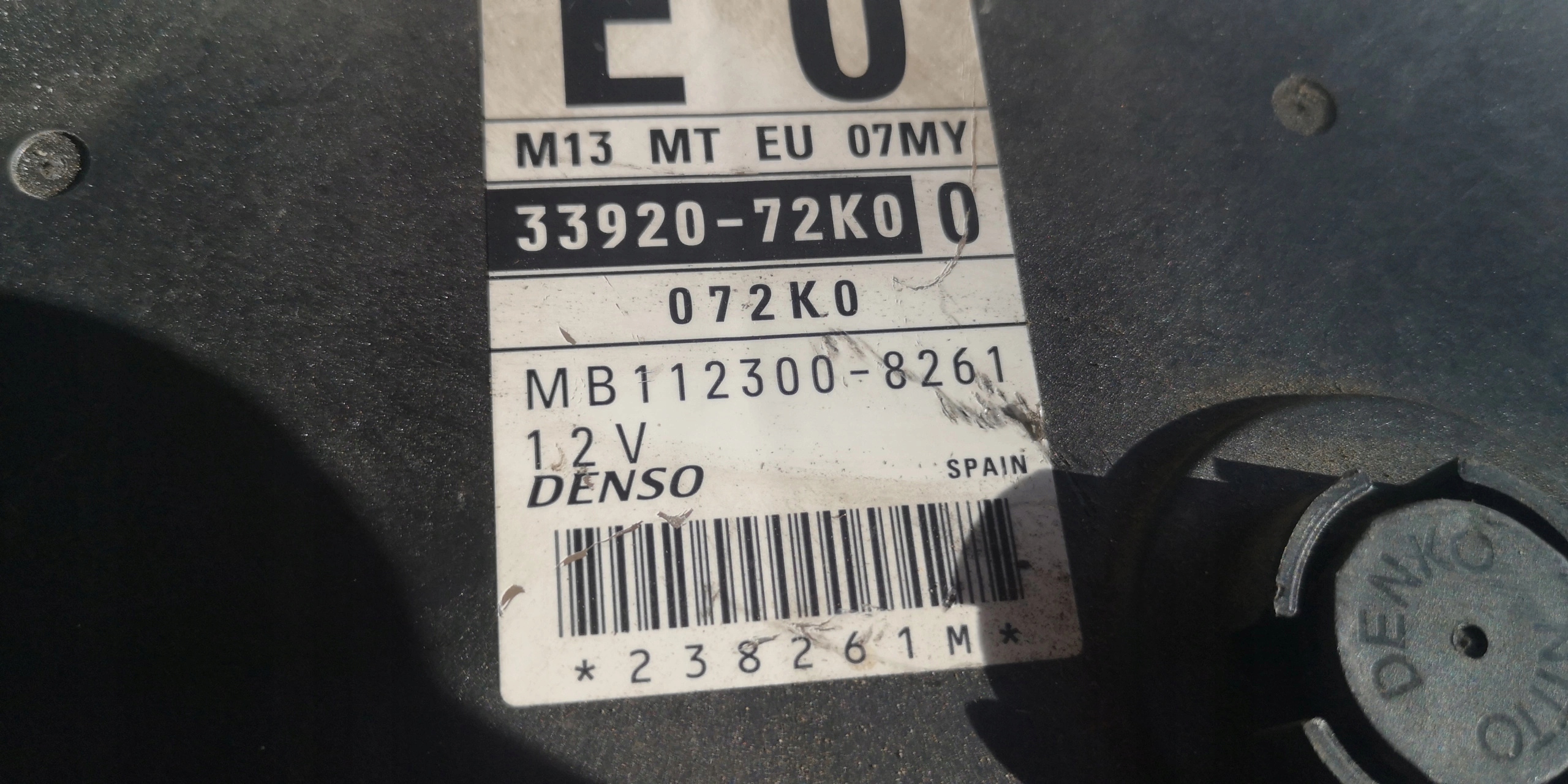 Computer ECU SUZUKI SWIFT 33920-72K0 Original