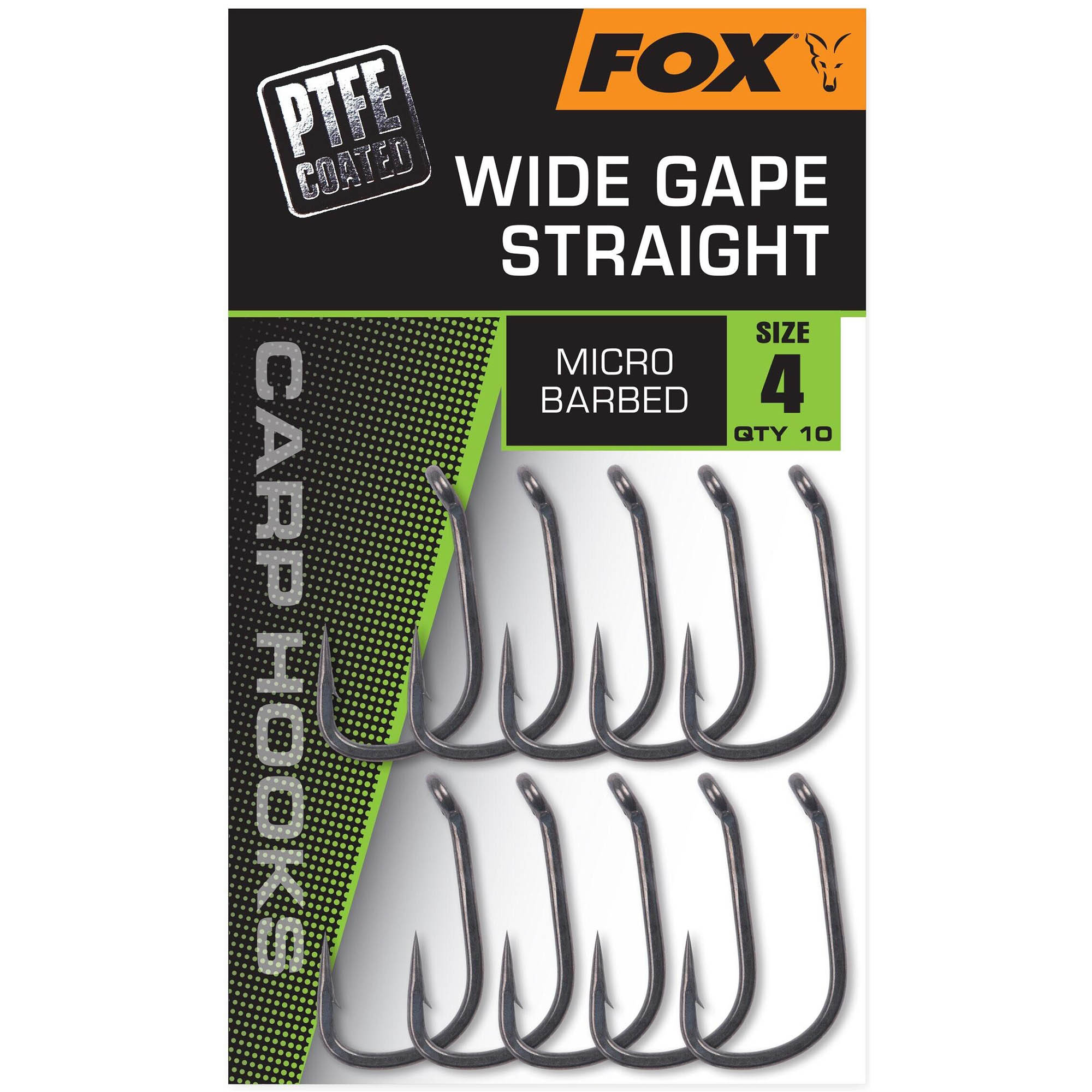 Haczyki Fox Wide Gape Straight Micro Barbed Rozmiar 5