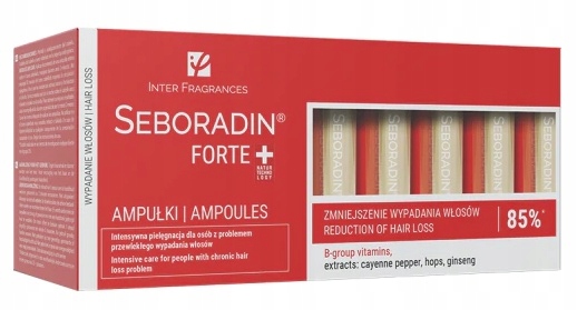SEBORADIN Forte AMPUŁKI PRZECIW WYPADANIU WŁOSÓW 14 x 5,5ml
