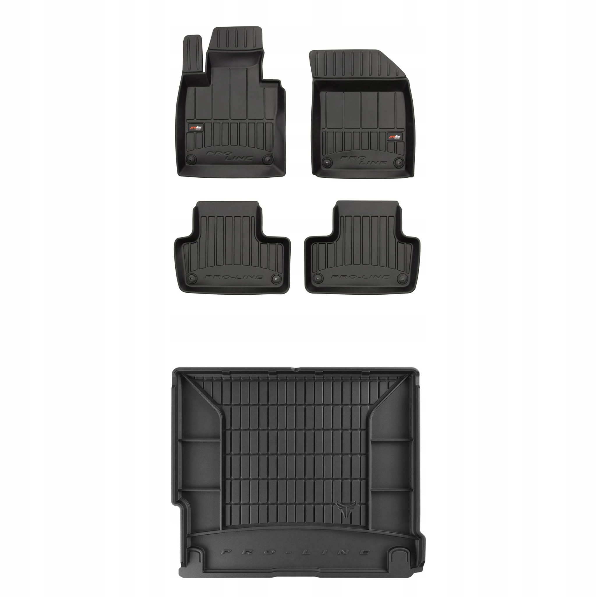 Sada gumových kobercov a rohoží pre Volvo XC60 II 17-