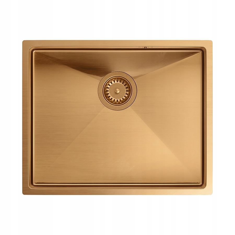 Quadron Drez Anthony 60 oceľový 1-komorový 54x44x19 cm Meď Pvd