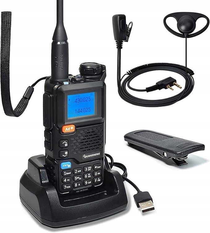 Retevis RA79 krótkofalówka, Walkie Talkie, Radiotelefon, 5W, VHF/UHF, AM/FM