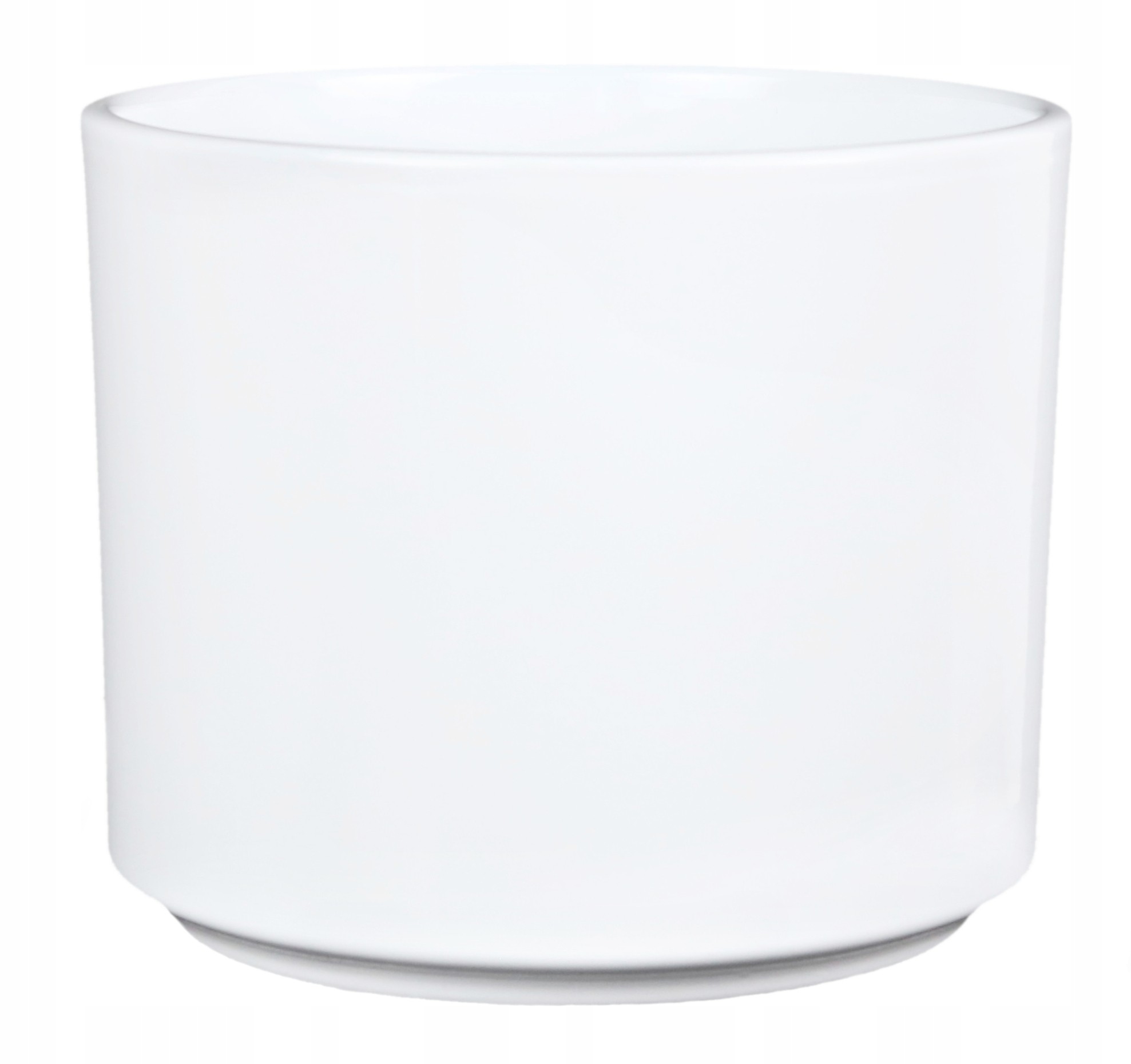 

Osłonka ceramiczna Ø 7 prosta Biała doniczka