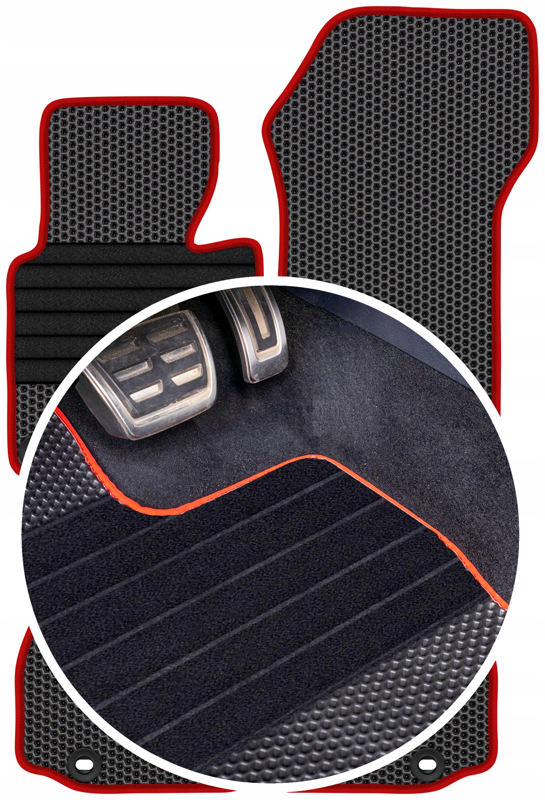 Bmw 3 E36 Cabrio 1994-2000 Gumové rohože Eva Eternity Plastry Medu