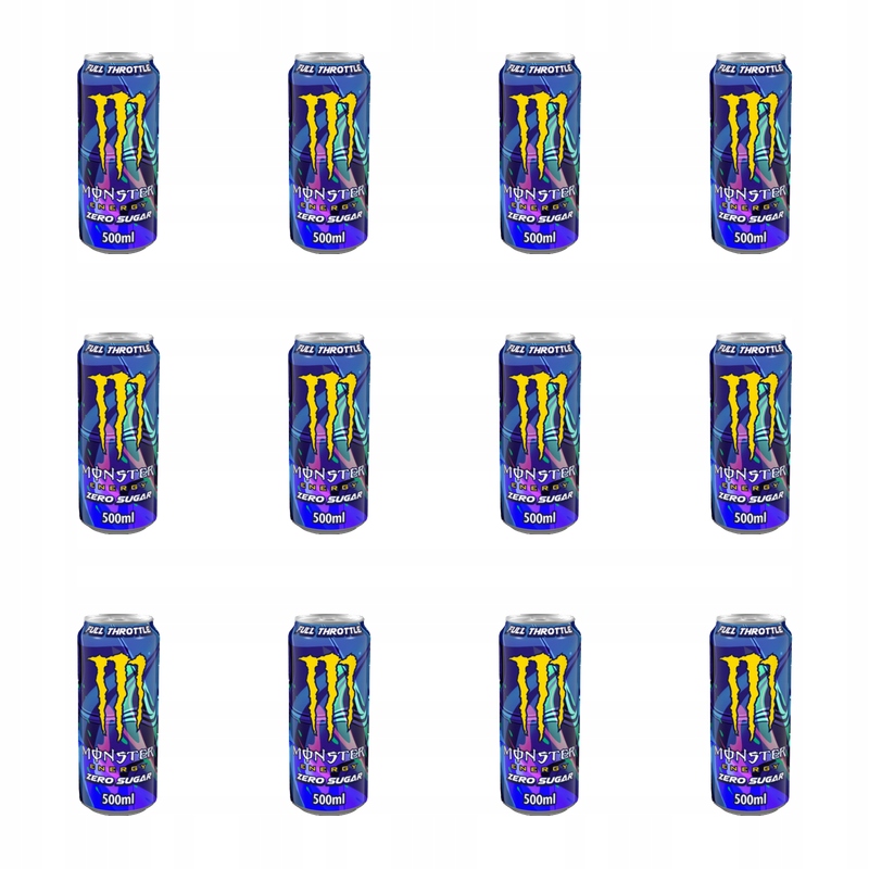 Monster Full Throttle Zero 500 ml X12
