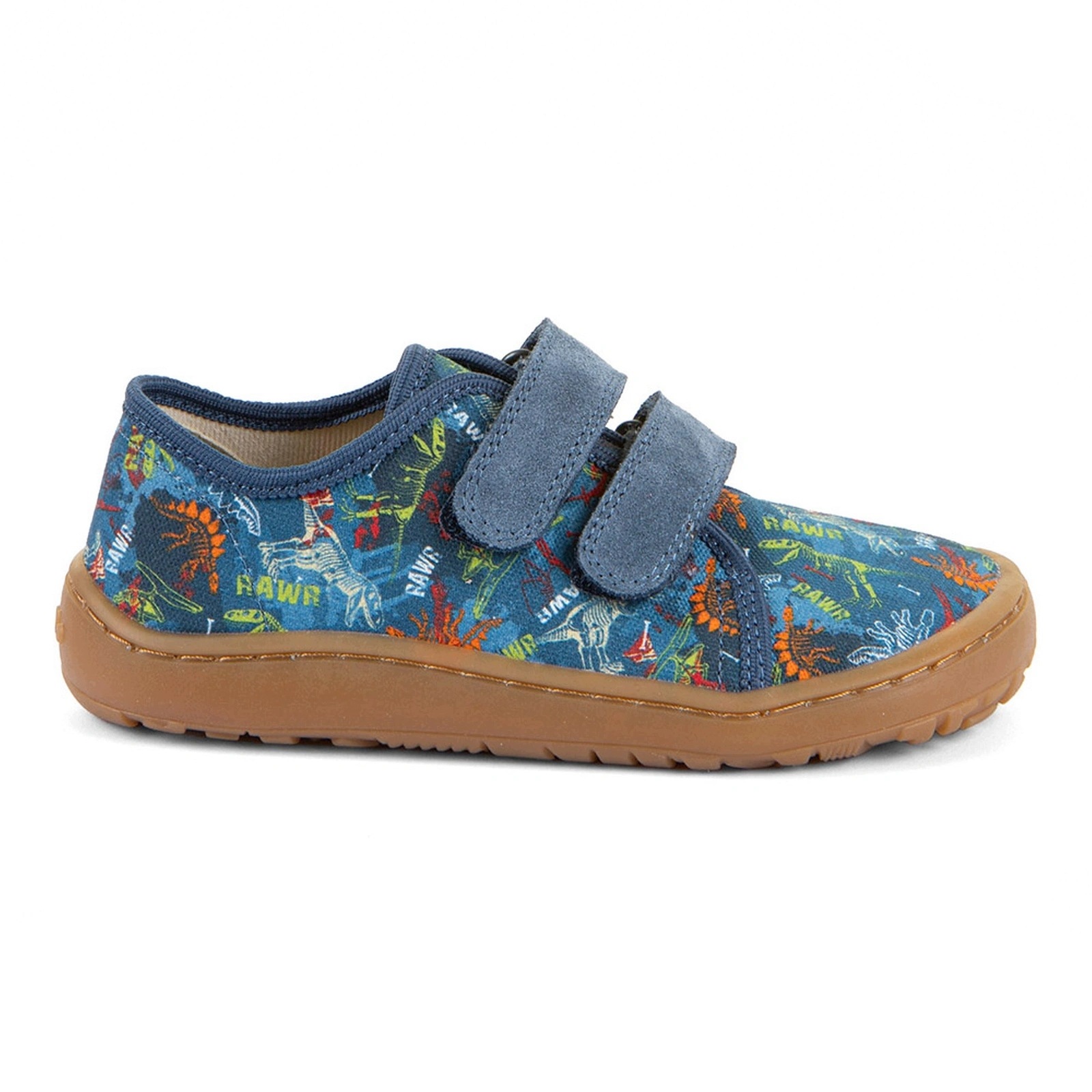 Buty barefoot lekkie dziecięce chłopięce na rzepy Froddo Canvas Denim 35