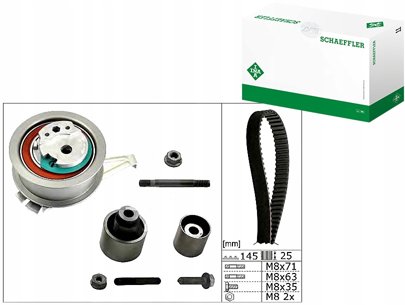 INA530 0650 10 Rozvodová Sada Vw 1,6TDI/2,0TDI 12 Asistent řidiče #33