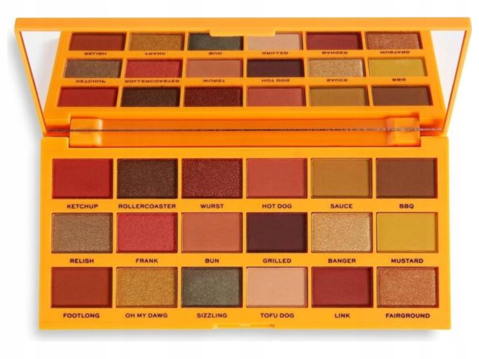 Makeup Revolution Paleta Cieni Do Powiek Tasty Palette Hot Dog