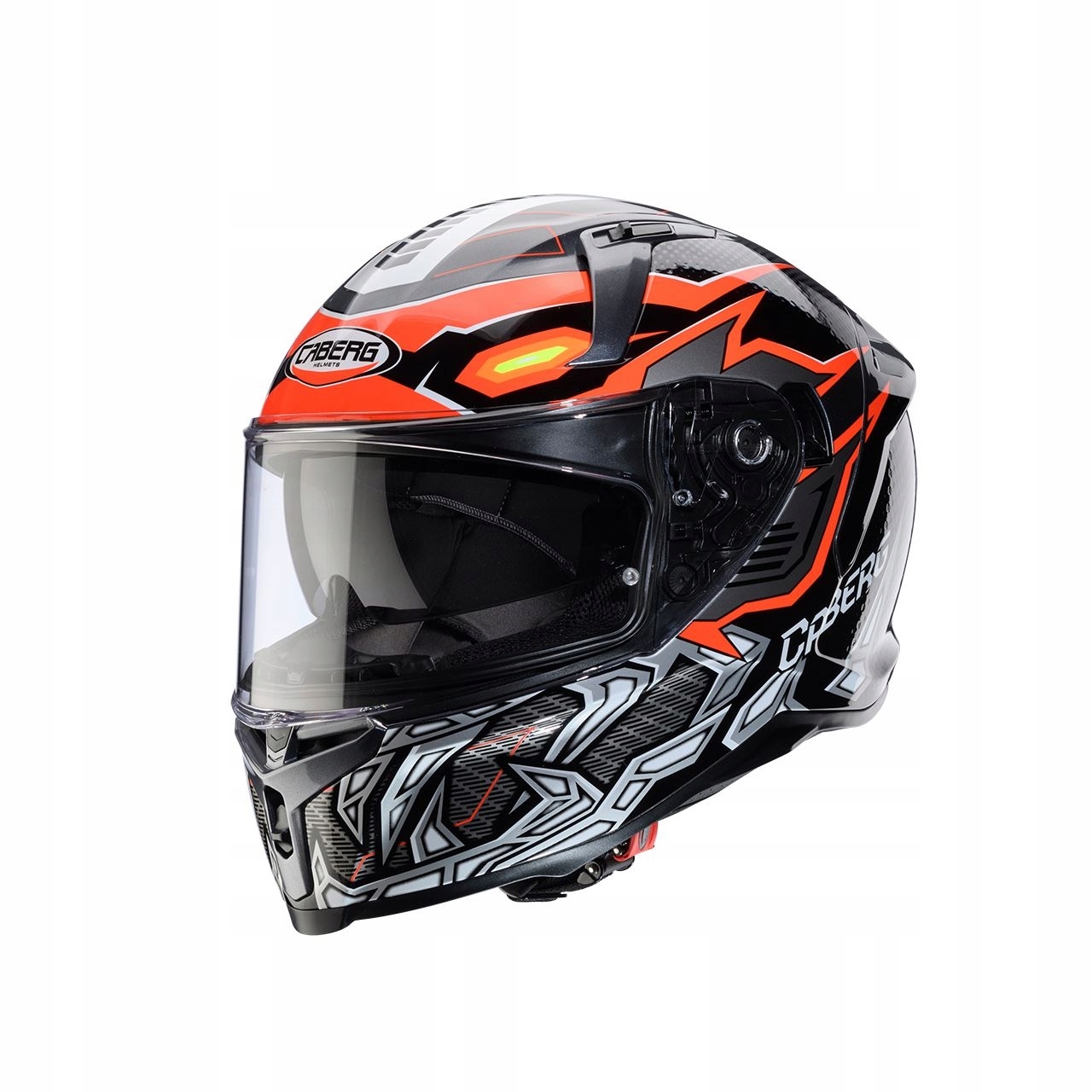 Caberg Integrálna Prilba Avalon X Gurkha Farba Čierna/šedá/oranžová Fluo