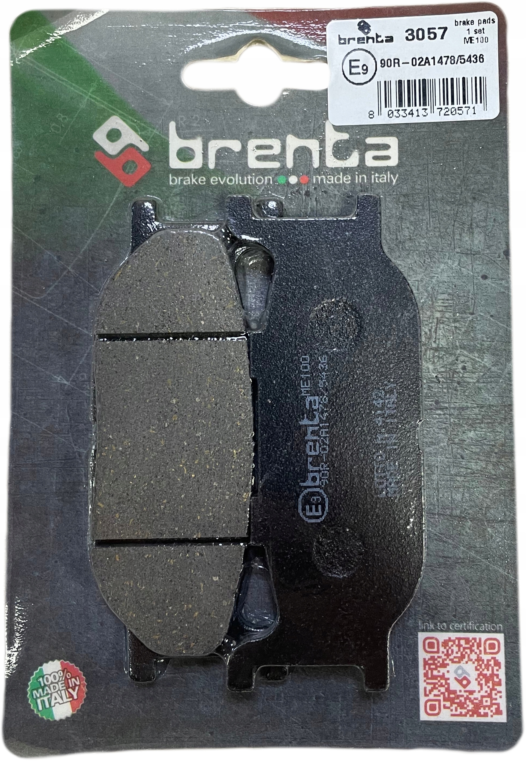 Klocki Ham Przód Brenta Yamaha XV750 Virago '94-98