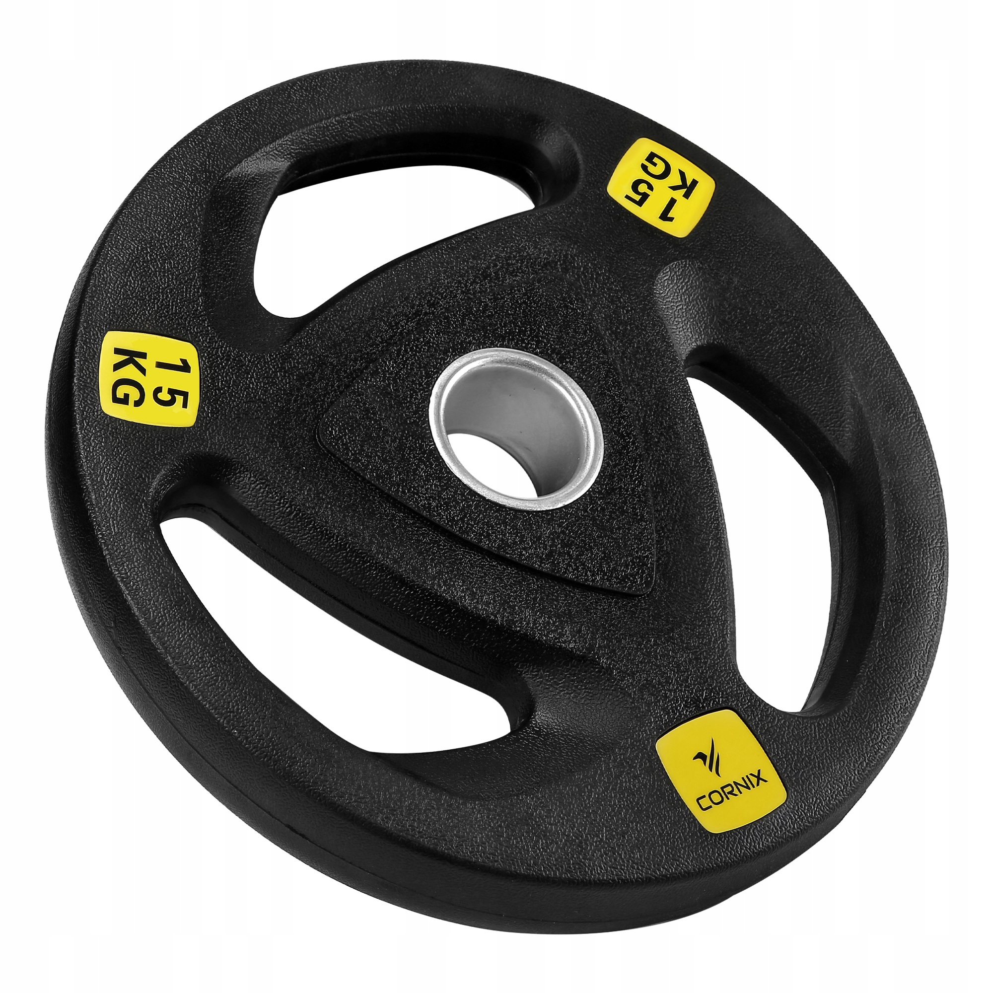 Obciążenie Żeliwne Olimpijskie Cornix 15 Kg Talerz Gumowany 51 MM Uchwyty