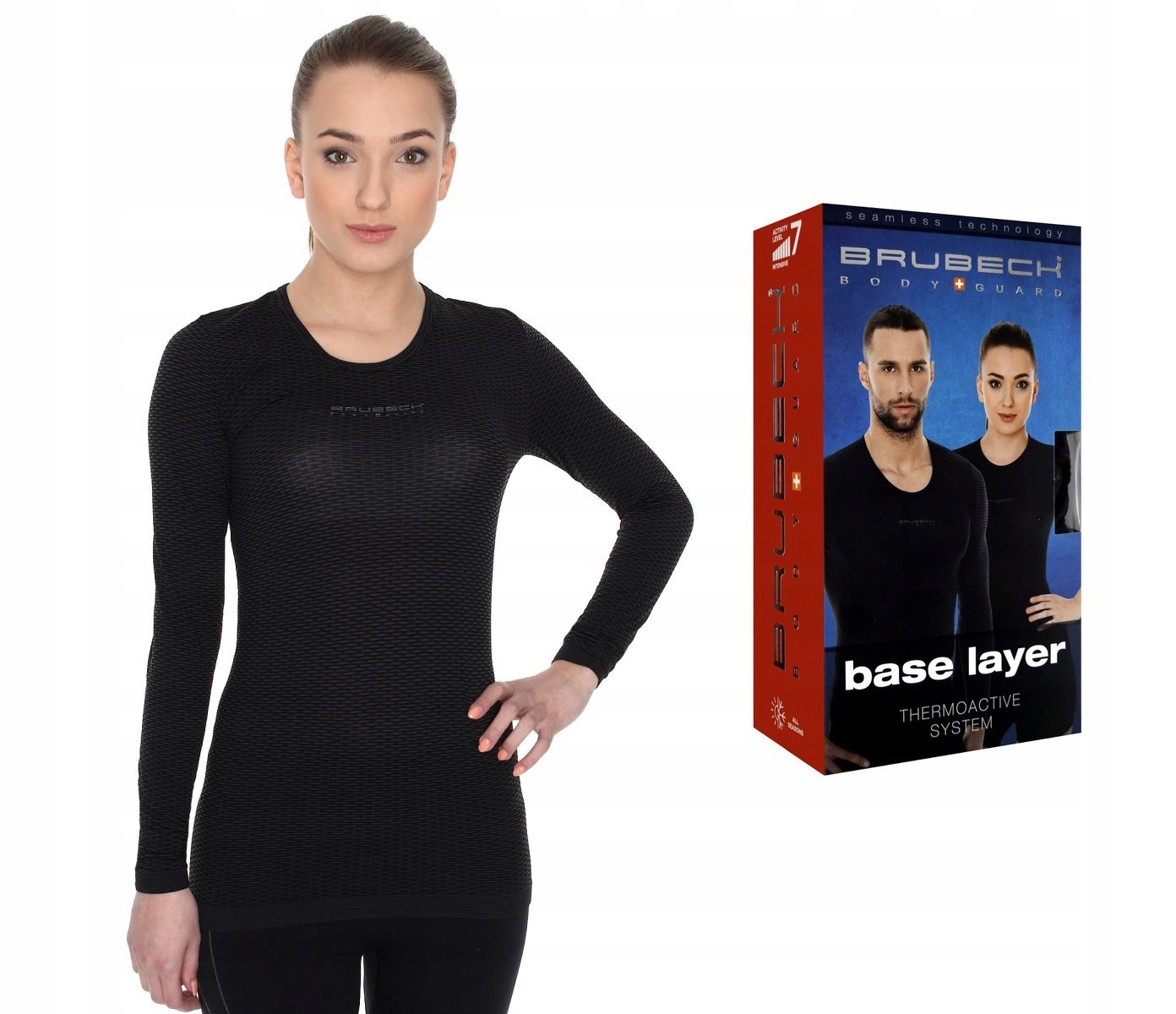 Brubeck Base Layer koszulka potówka Elastyczna Dopasowana Sportowa