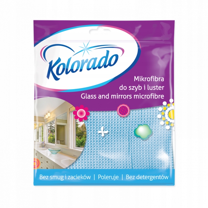 

Ścierka mikrofibra do szyb i luster Kolorado