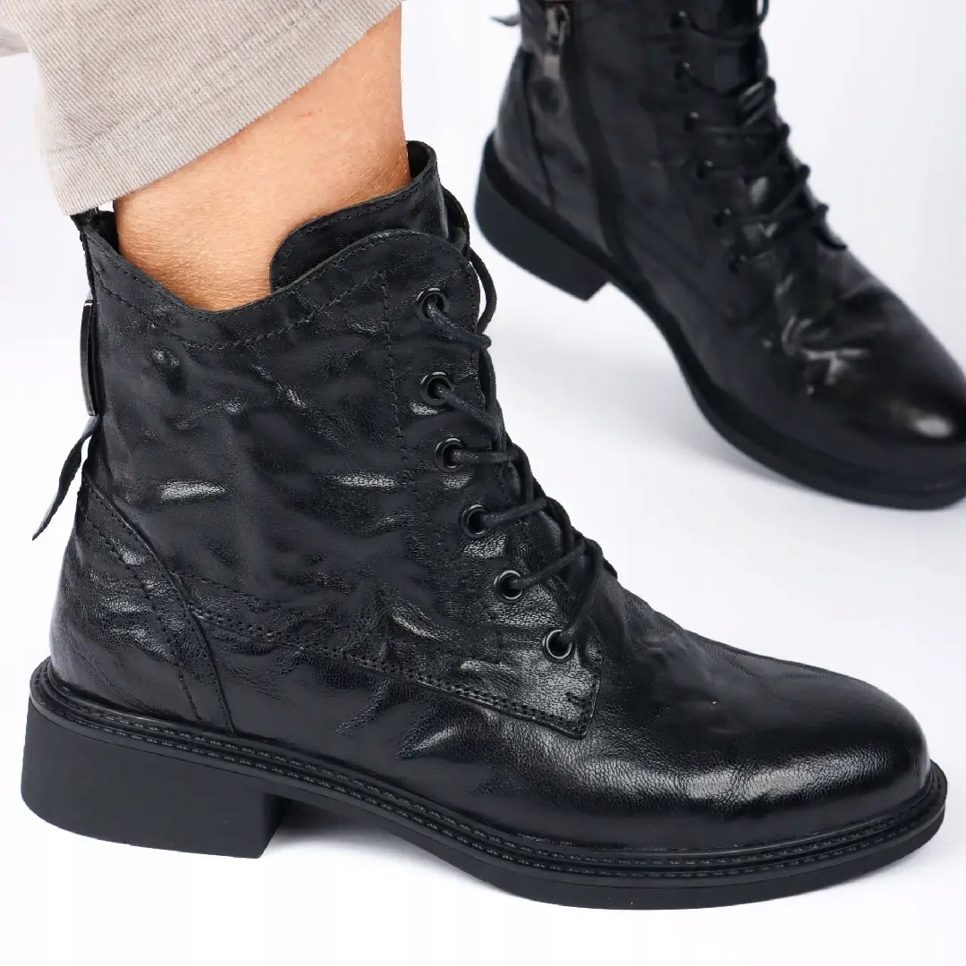 Dámské kotníkové boty Artiker 57C1006 černé 39, Černá