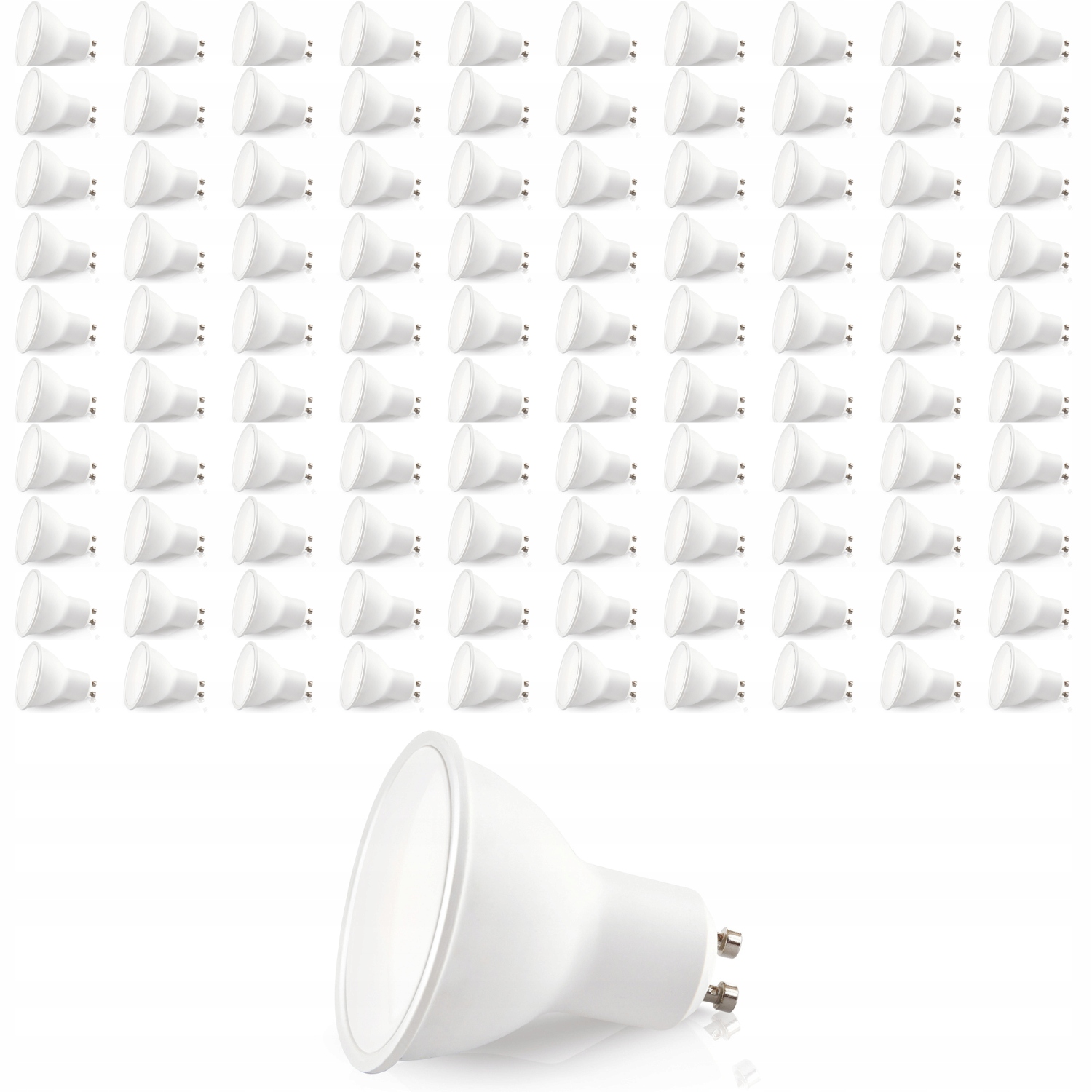 100 x Led žiarovka GU10 1W 4000K Neutrálna farba Lls Sada 100ks