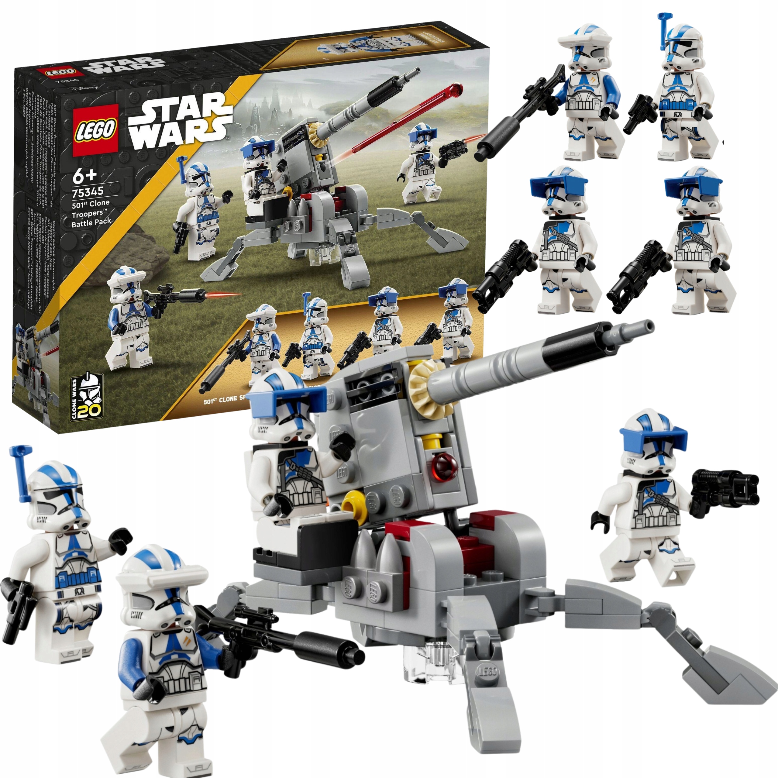 Lego Star Wars Zestaw Klocków Żołnierze-klony Z 501 Legionu Premium