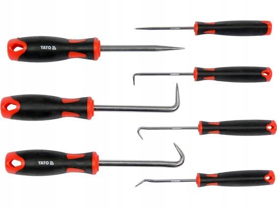 ZESTAW HACZYKÓW Z RĘKOJEŚCIĄ 7 CZ YATO YT-08425