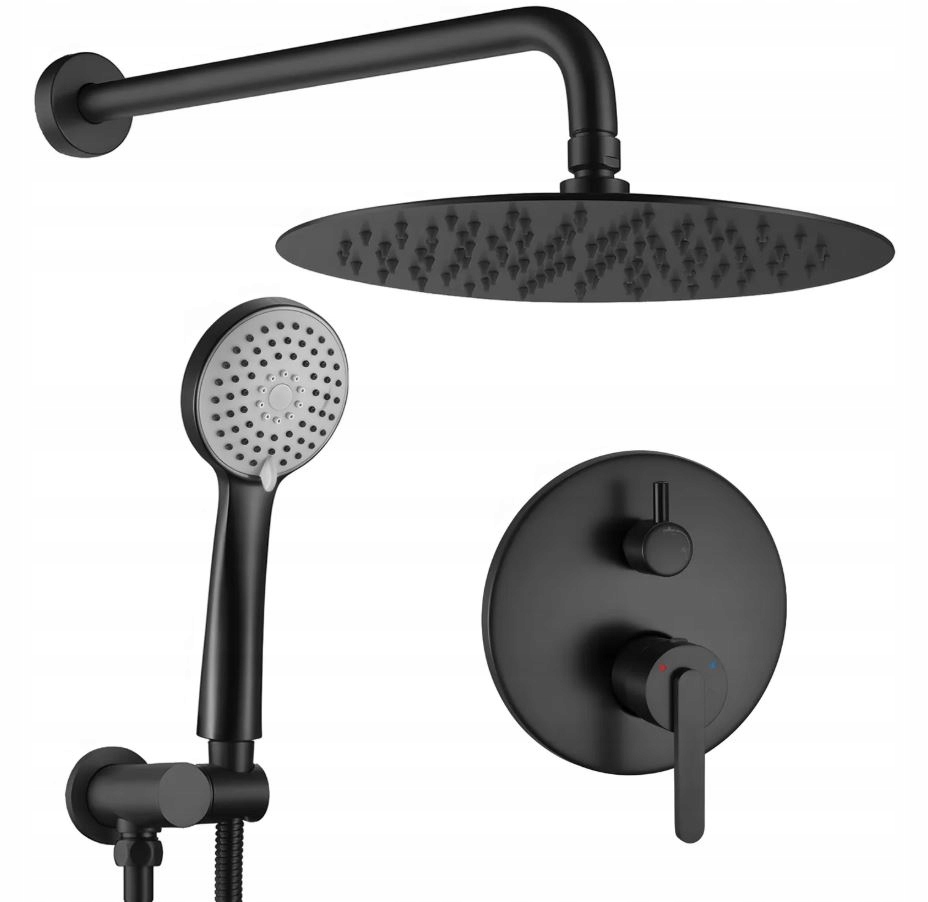 Súprava Na Striekanie Pod Omietku JS-1180B Ontario Čierna Rea