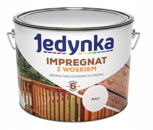

Jedynka impregnat z woskiem do drewna 10L biały