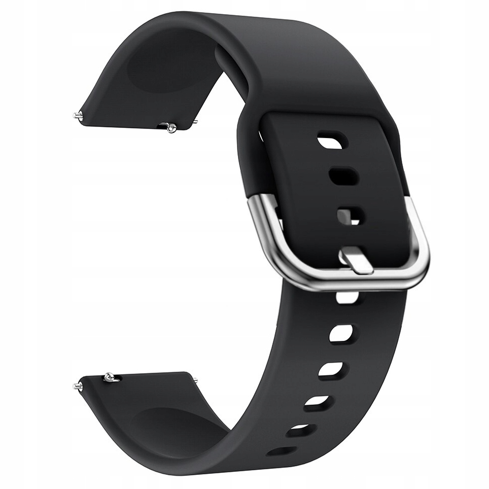 

Pasek Silikonowy Czarny do Zegarka Smartwatch 20mm