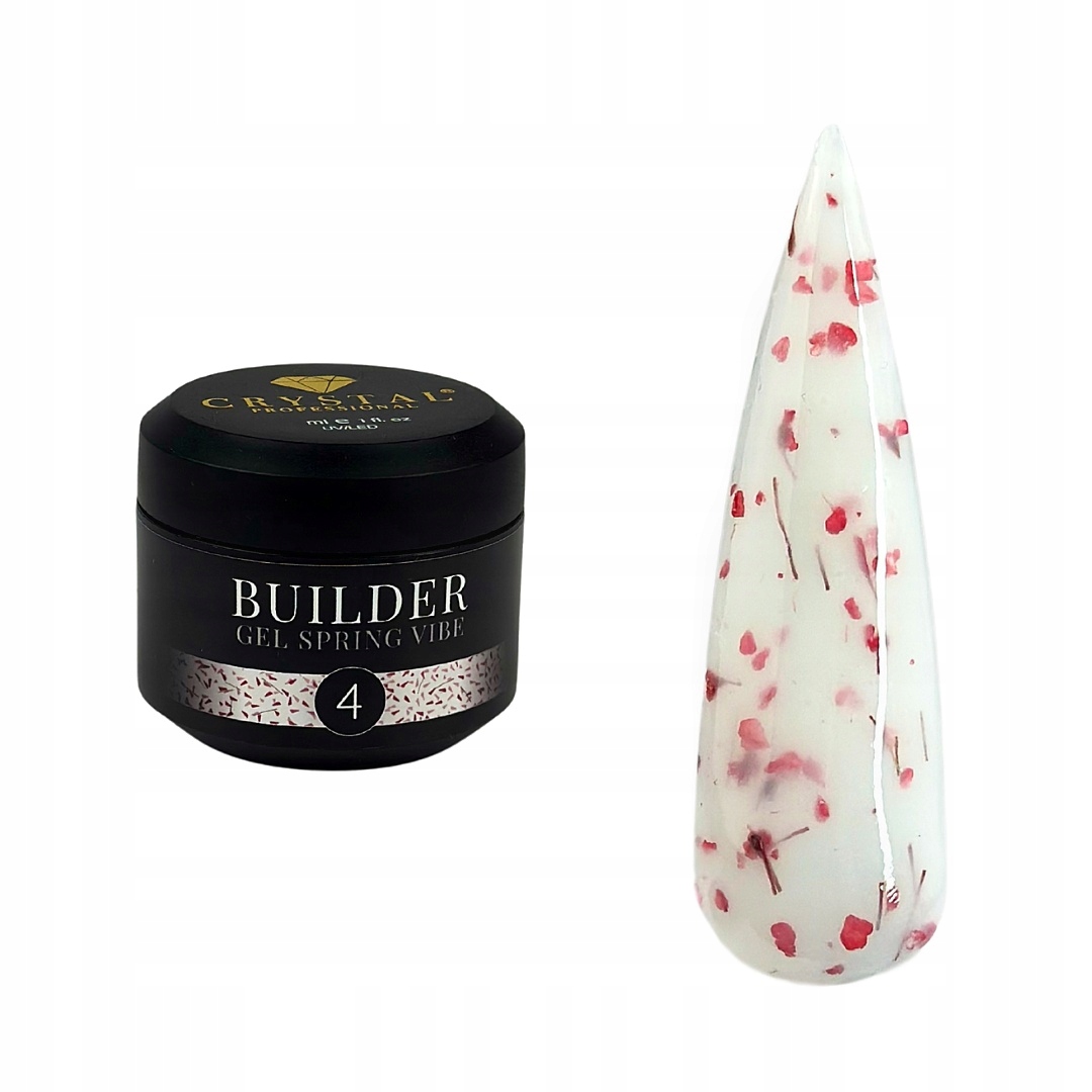 Crystal Professional Builder Gel Spring Vibe 4 30 ml – stavební gel