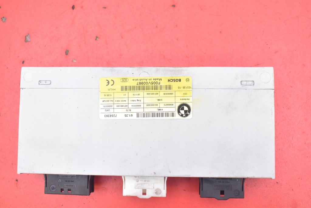control unit module bonnet boot 7258363 F005V00987 BMW F02 LONG 08-12