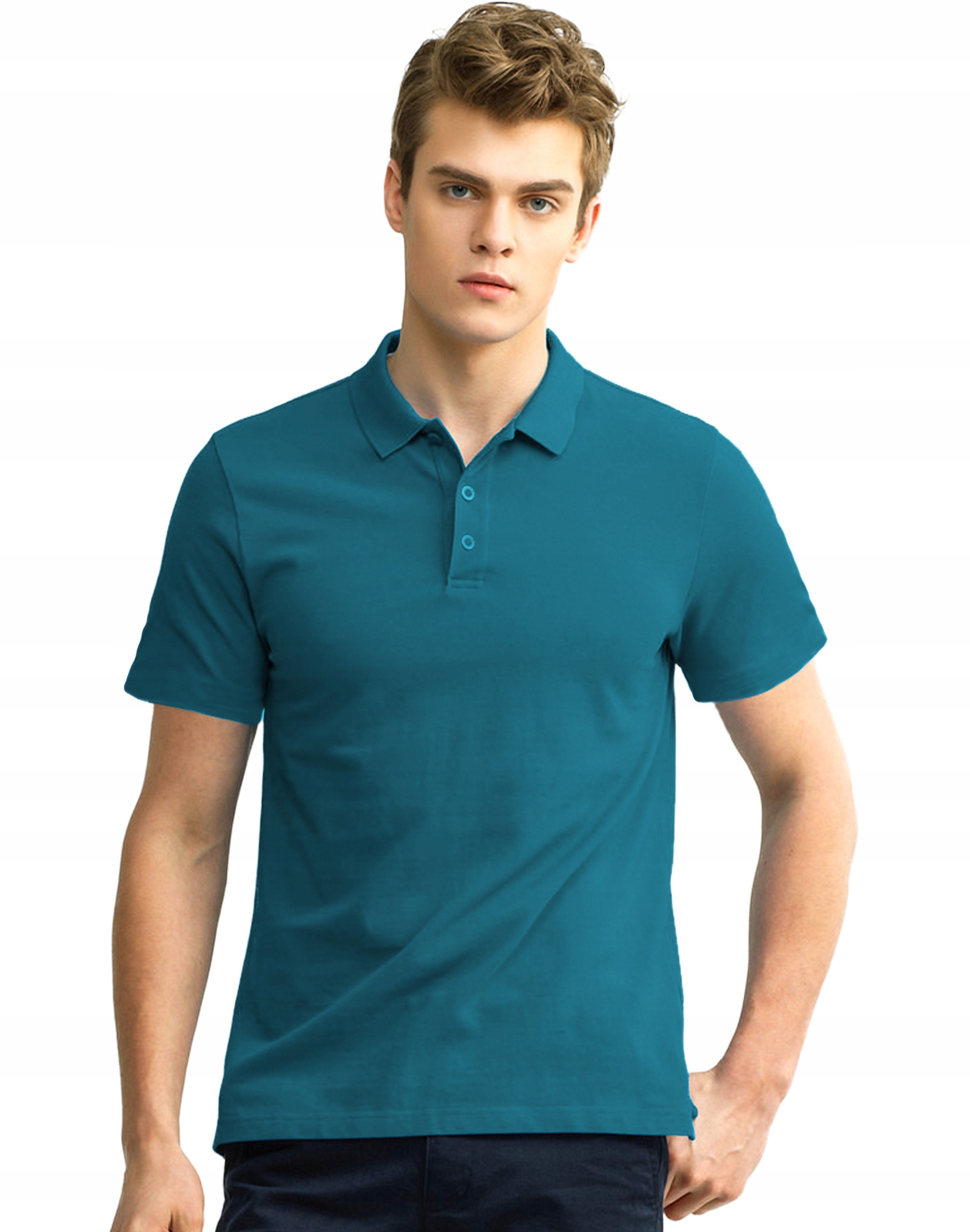 

Duża Koszulka Polo Męska Polówka 72560 5XL morski
