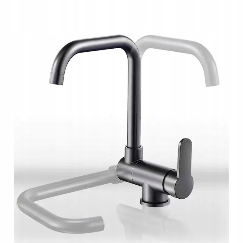Kuchynská batéria Gun Grey Gina Pod Okno Kuchynský kohútik Skladacia