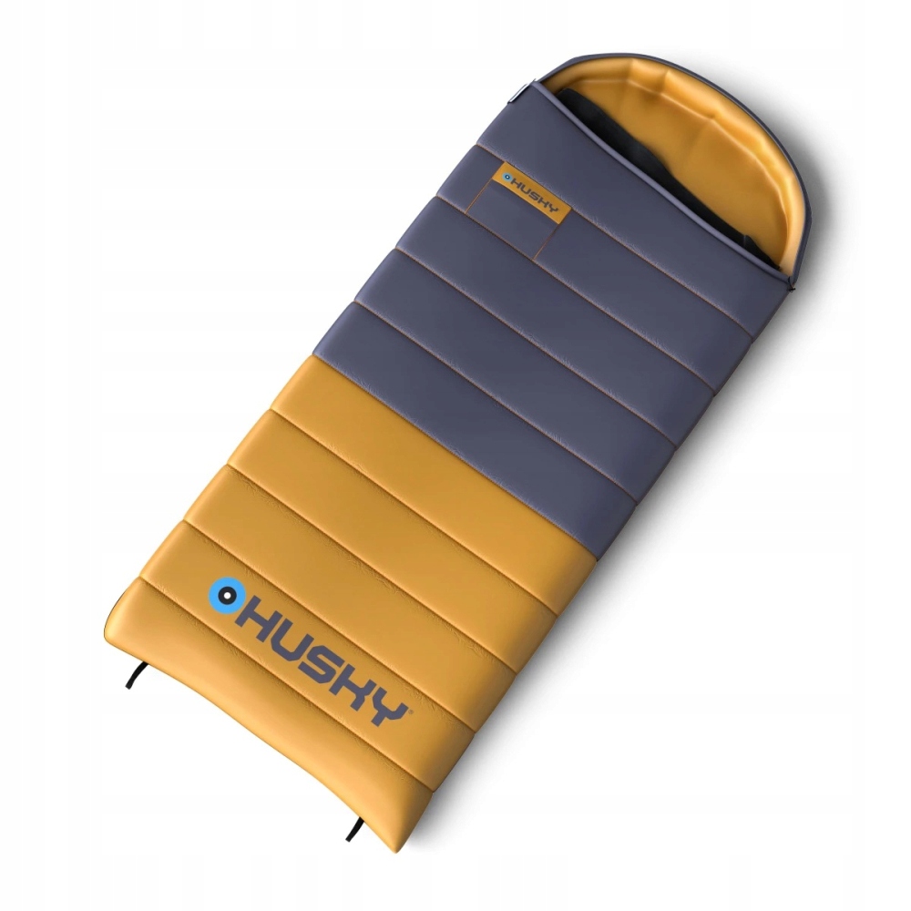 Péřový spacák Husky Drafy -20°C blue/orange