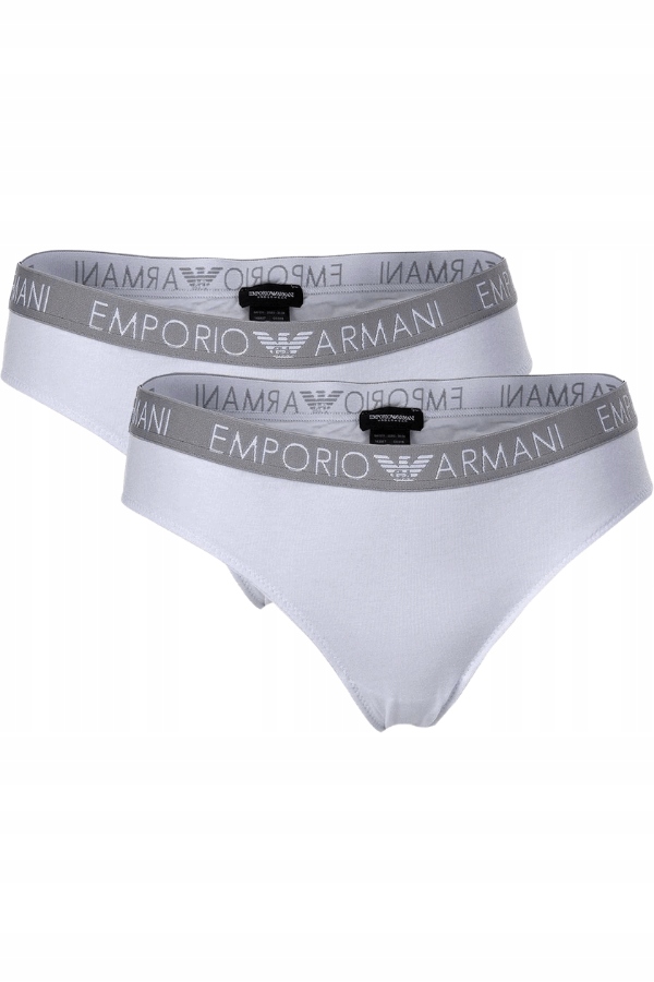 Dámské Kalhotky Emporio Armani Bílé 2-PACK Xs