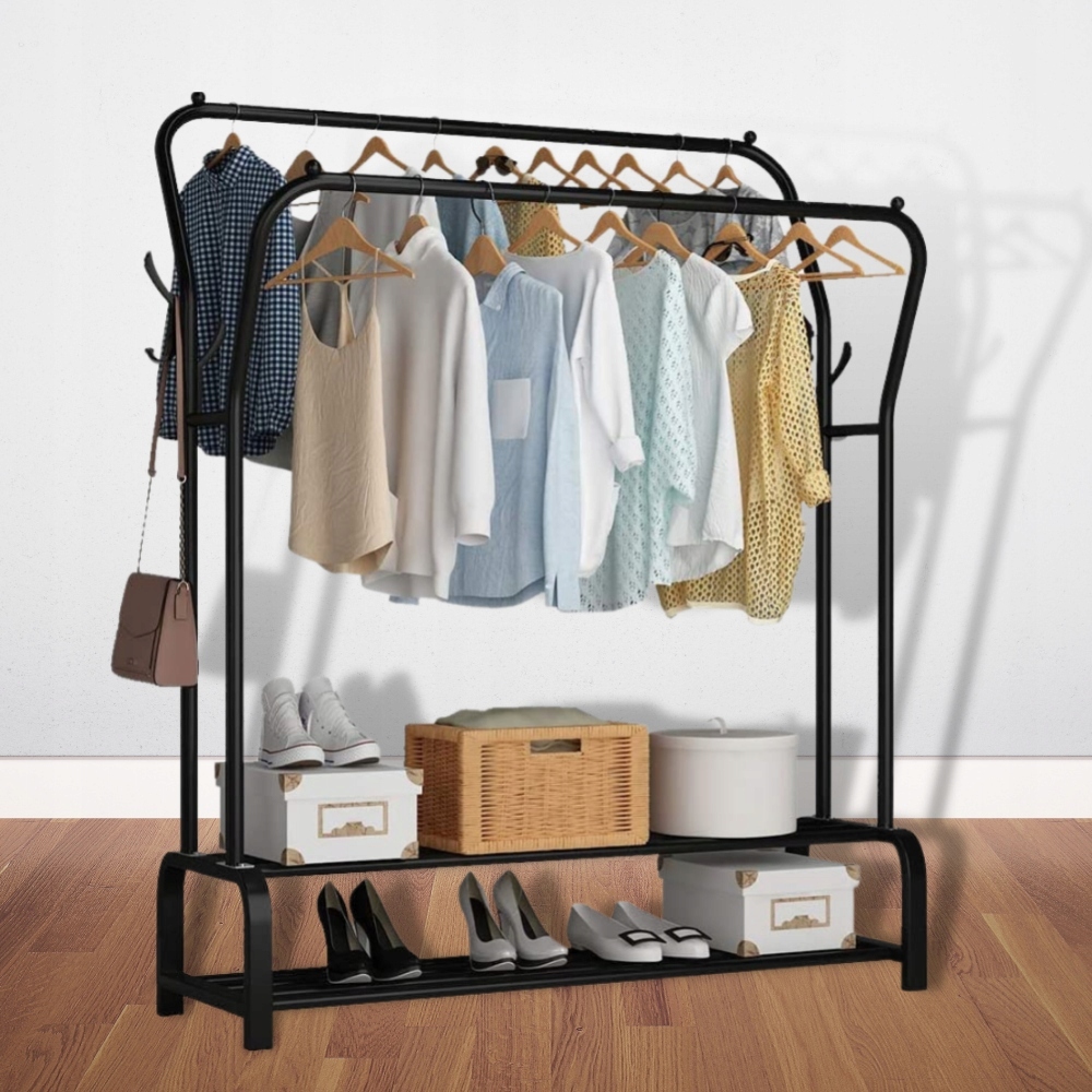 DUZY WIESZAK PODWÓJNY STOJĄCY NA UBRANIA SZAFA Marka VMP