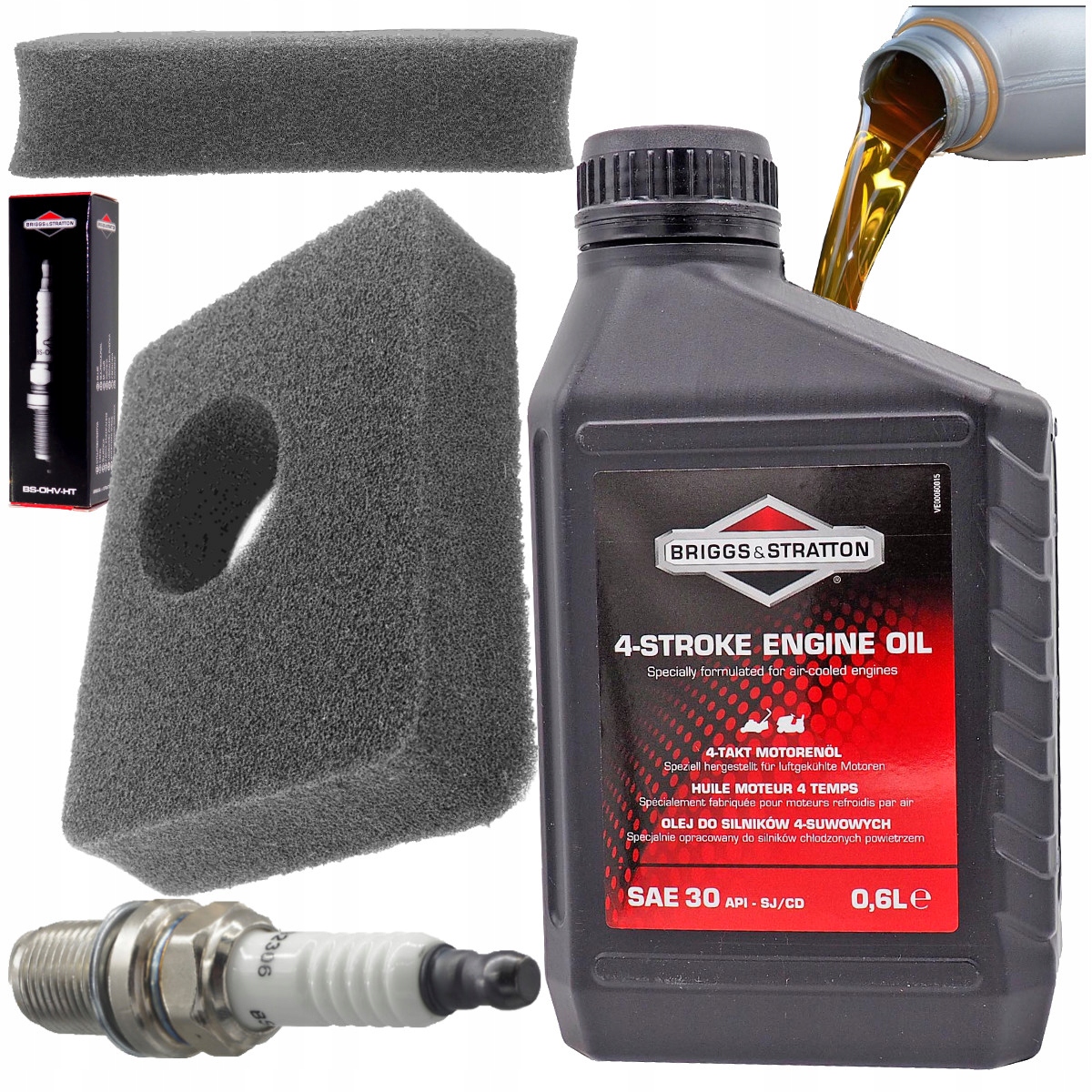 

Filtr Powietrza Briggs 450e 500 799579 Olej Świeca