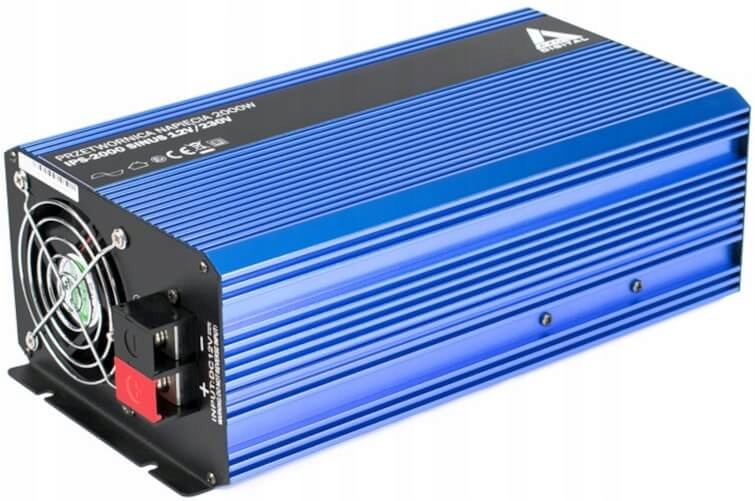Przetwornica samochodowa 12V 2000W AZO Digital Moc użytkowa 1000 W