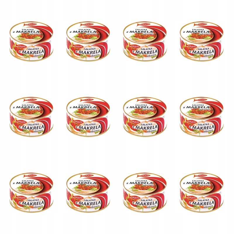 Graal Pikantní salát s makrelou 300 g X12