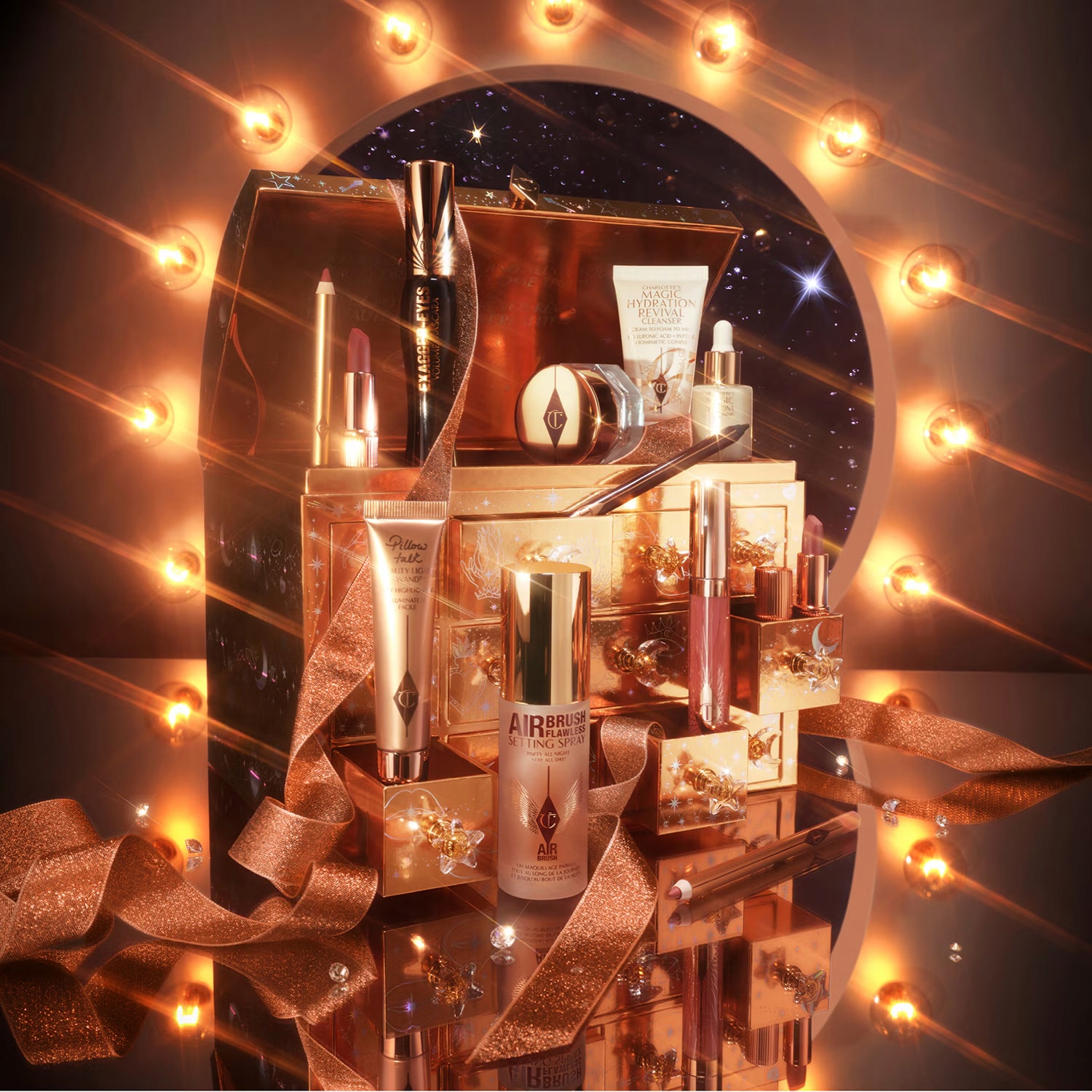 Адвент-календарь Charlotte Tilbury Beauty Treasure Chest, 12 средств в сундучке — фото 3