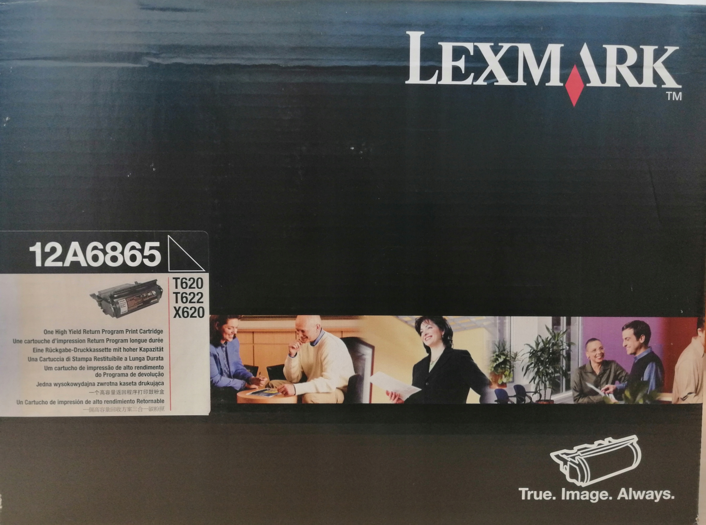 Toner Lexmark 12A6865 Černý Originál