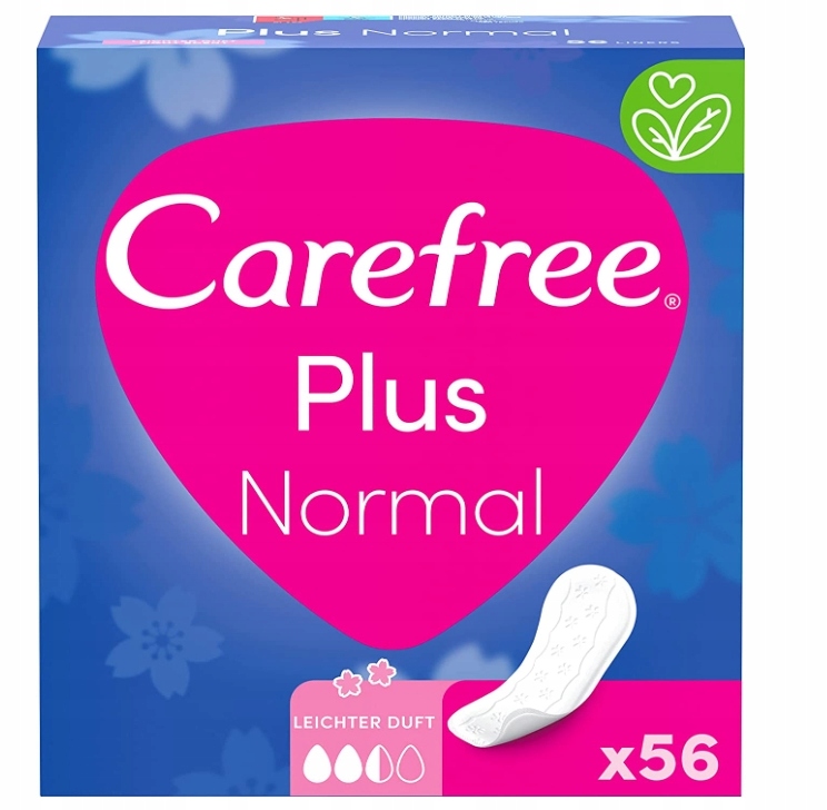 

Carefree, Plus Normal, Wkładki, 56 sztuk