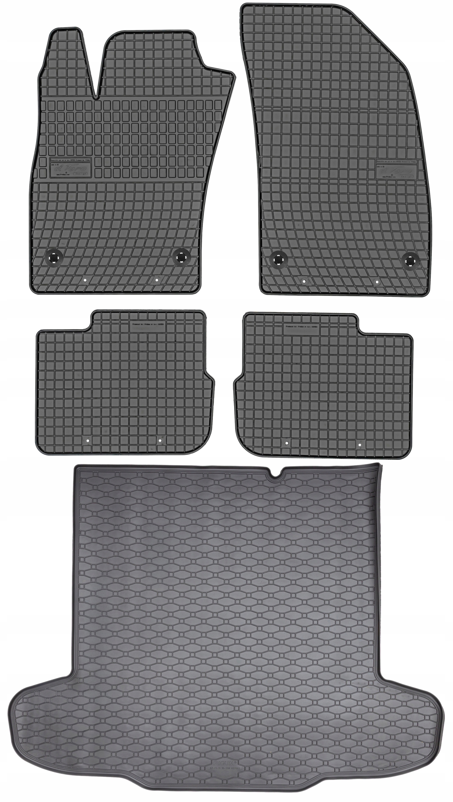 Fiat Tipo Sedan 2016 Sada Koberce batožinový priestor