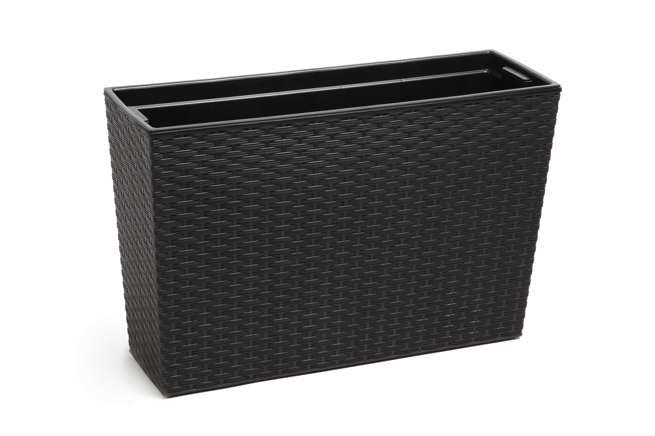 

Donica podłużna +wkład Werbena rattan 19x54x36,5cm