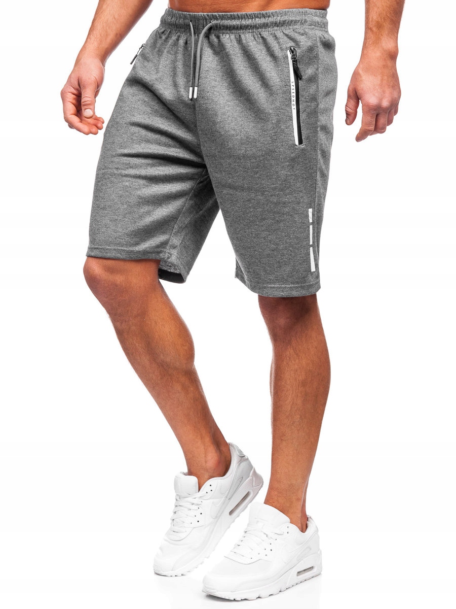 

Spodenki Dresowe Męskie Grafitowe 8K925 DENLEY_2XL