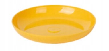 PODSTAWKA 19 ŻÓŁTA PODSTAWEK POD DONICZKĘ PLASTIK