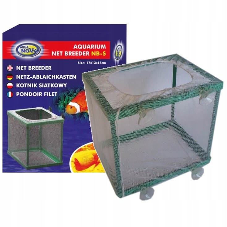 

Aqua Nova Kotnik Dla Ryb Akwariowych Siatkowy Mały