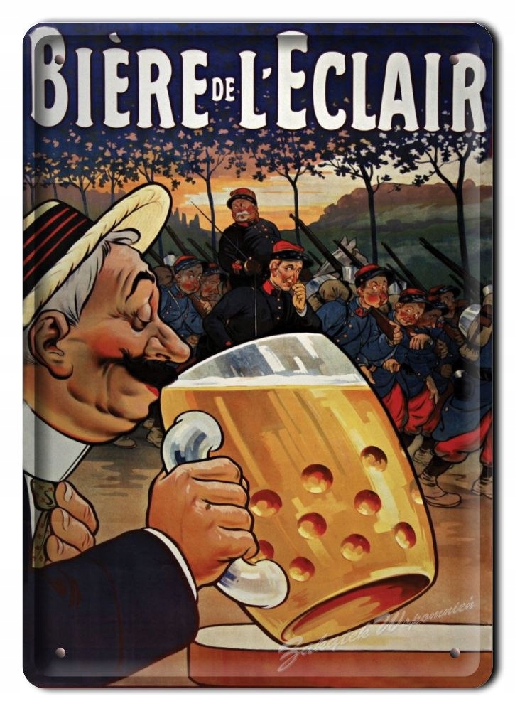 Piwo Metalowy Szyld Plakat Obrazek Retro #04869