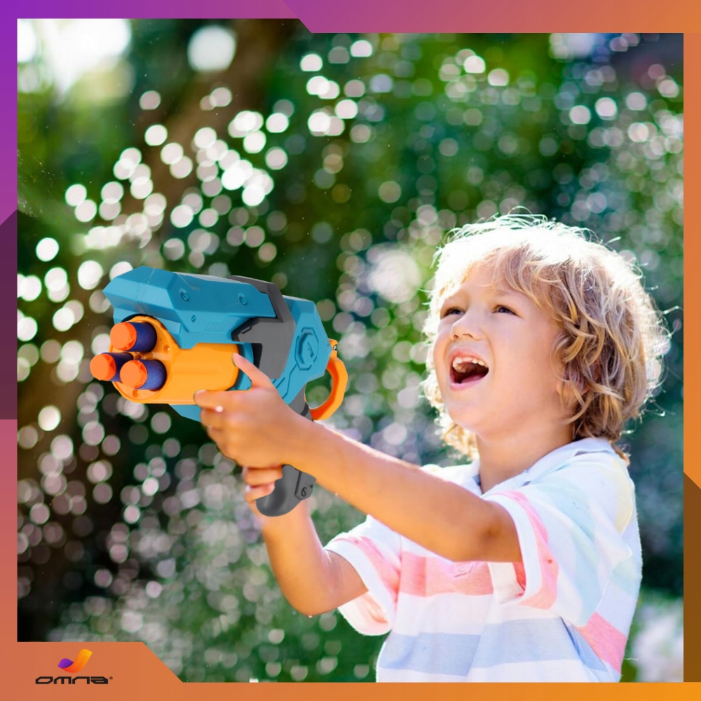 Pistolet wyrzutnia z strzałkami rewolwer ultra rakieta magazynek dla dzieci Szerokość produktu 4.4 cm