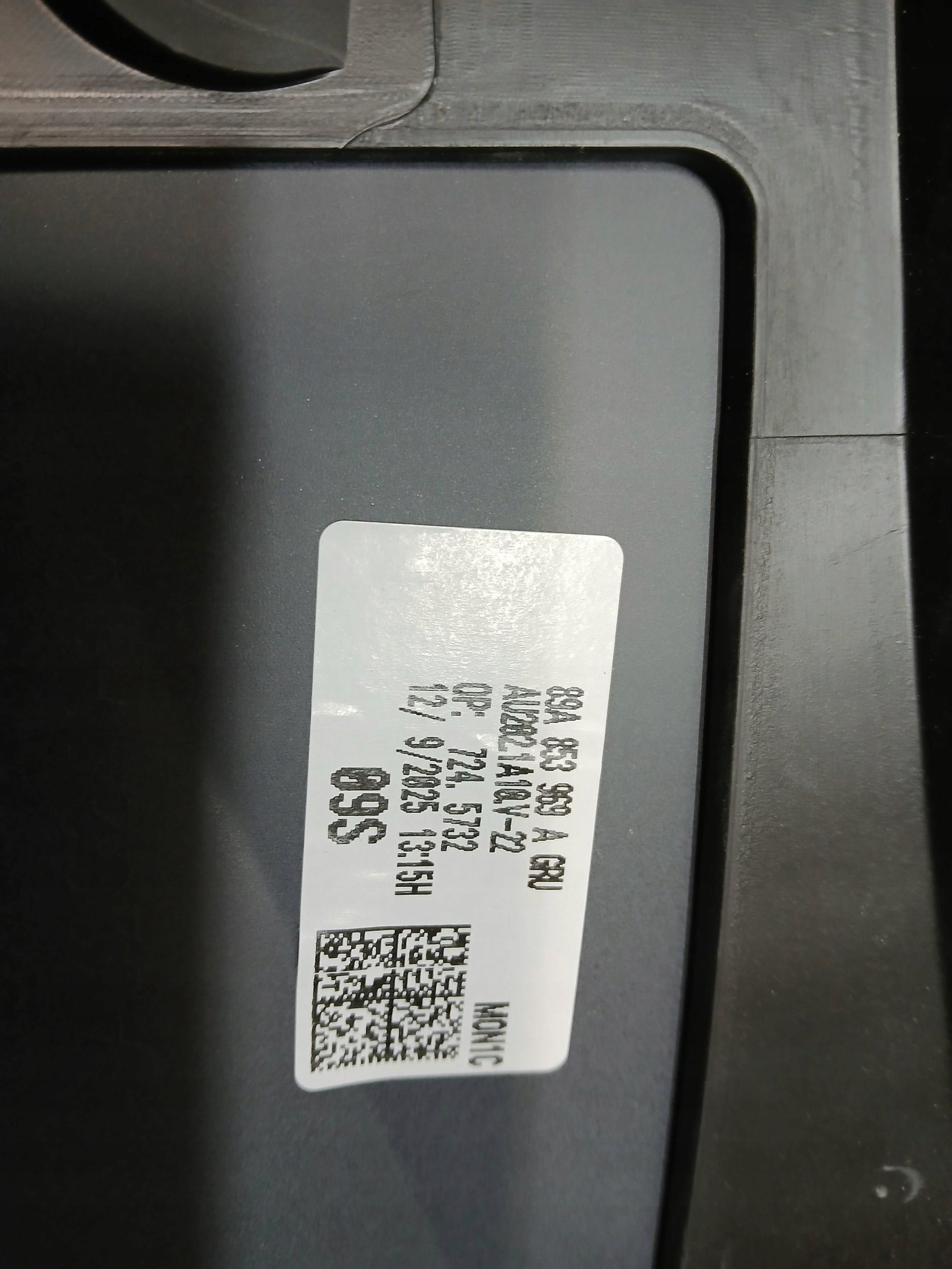 door moulding cap left rear part AUDI Q4 E-TRON E TRON 89A 89A853969A