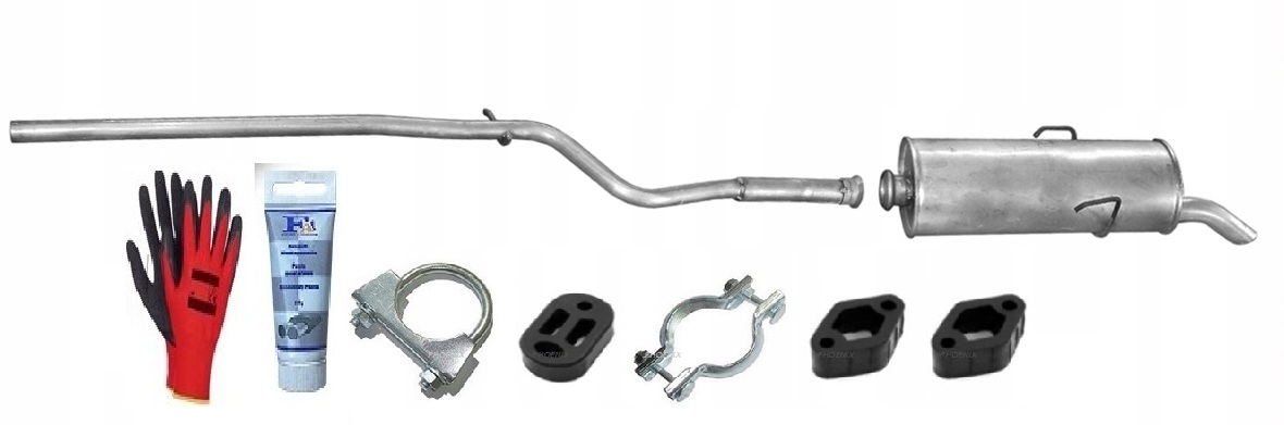 Citroen Saxo 1.0 1.1 (1996-2004) Tlumič Trubka Na Střední Tlumič bonus