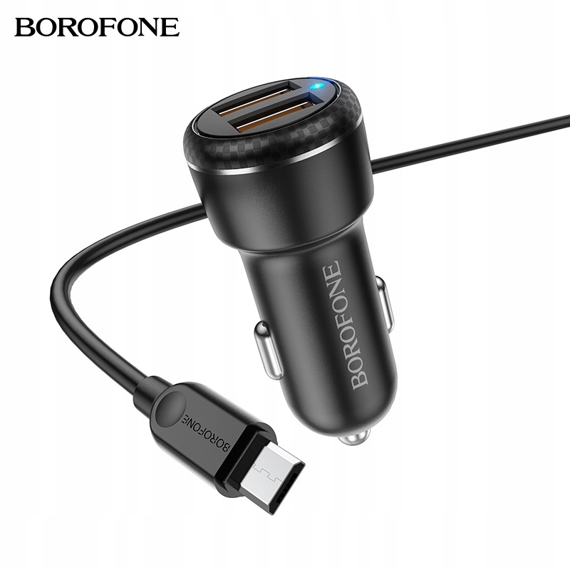 BZ17 Ładowarka 2USB QC3.0 3A 18W LED + kabel micro Producent Borofone