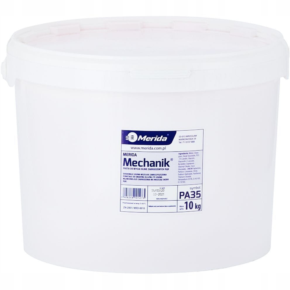 Profesionální pasta na mytí silně znečištěných rukou Merida Mech 10 l