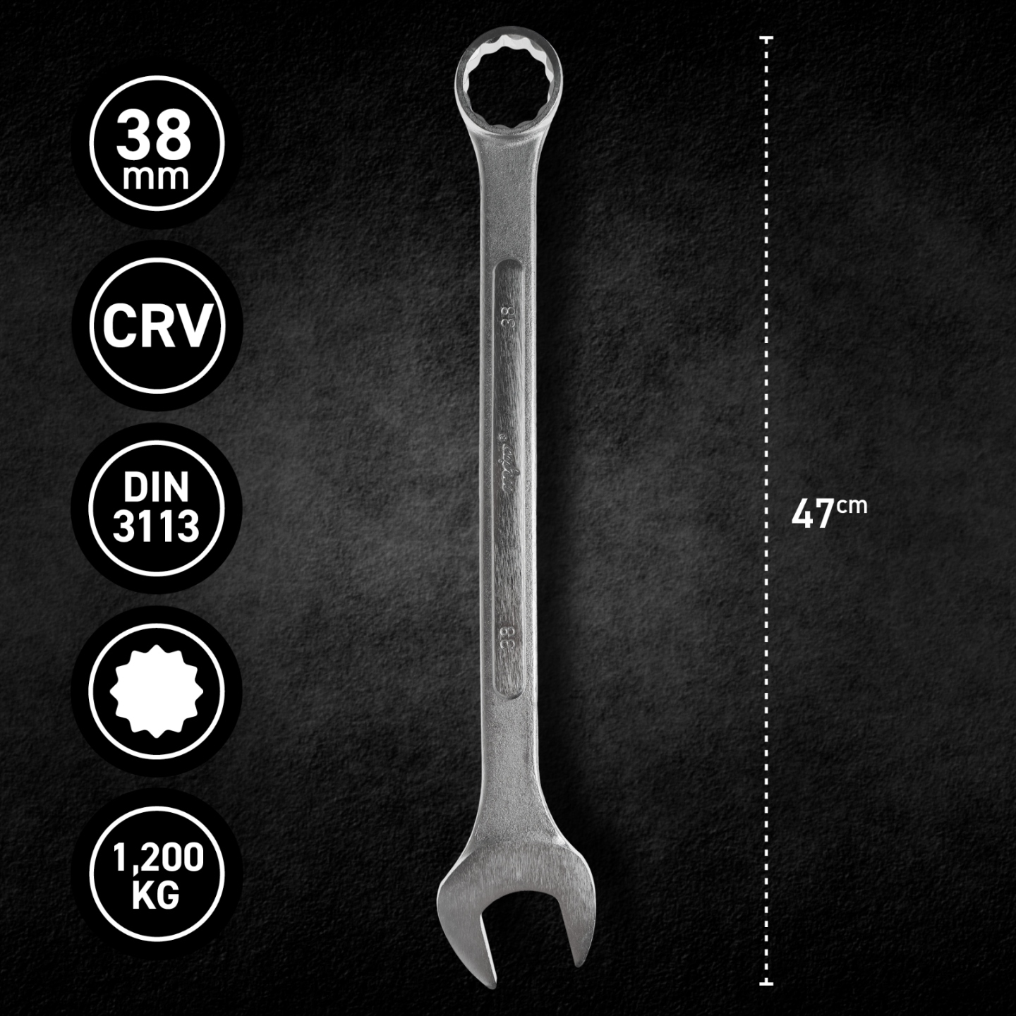 MJW Klucz płasko-oczkowy 38 mm Marka MJW